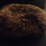 Silver fox hat with lamb leather, D18 post 7e Image 7