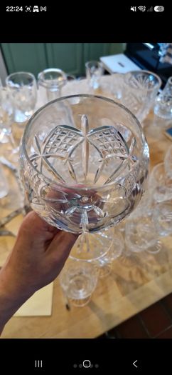 Genuine Waterford Crystal Wine Glass Discontinued Grainne Pattern