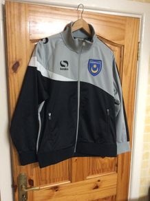 Portsmouth FC. Pompey. Official Mens Sandico Track Top.