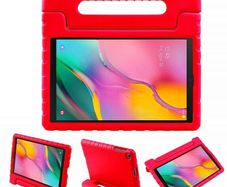 For Samsung Galaxy Tab A 10.1" 2019 Kids Case Shockproof Cover With Stand Red