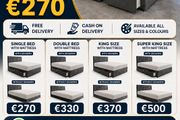 Modern Divan Bed Frame with Mattress Free Delivery