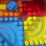 lego table and bag of lego Image 2