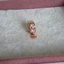 Pandora rose gold Infinite hearts sparkling dangling clip charm ,two small signs of the back but not visible Image 2