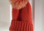 Bobble Beanie - Orange