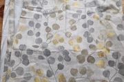 gold, beige and grey curtains fully lined