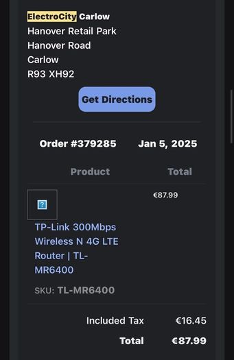 TP-Link 300Mbps Wireless N 4G LTE Router | TL-MR6400