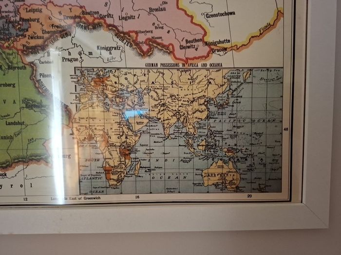 Map of Germany 1914