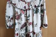 Zara Girl Cream Ruffle Dress