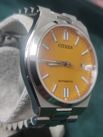 Citizen Tsuyosa Automatic Movement Watch NJ0150-81X, Yellow, Sapphire Crystal, 40mm