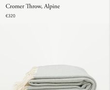 Neptune Throw / Blanket Brand New