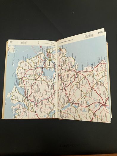Observers. Tourist Atlas of Britain and Ireland. 1976, 120 pages. Excellent condition, with cover
