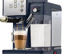 One-Touch CoffeeHouse Coffee Machine | Espresso, Cappuccino and Latte Maker | 19 Bar Italian Pump | Automatic Milk Frother | ESE Pod Compatible (FREE POSTAGE)