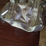 silver/ pewter small bag Image 2