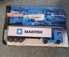 Majorette Maersk MAN TGX Diecast Metal Truck