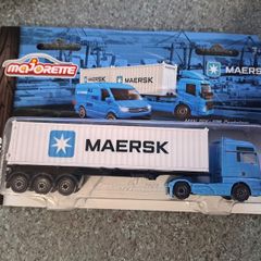 Majorette Maersk MAN TGX Diecast Metal Truck