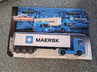 Majorette Maersk MAN TGX Diecast Metal Truck