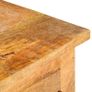 Storage Bench 128 cm Solid Mango Wood Image 6