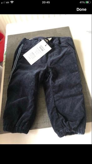 Boys BNWT cord jeans 4/6 mths