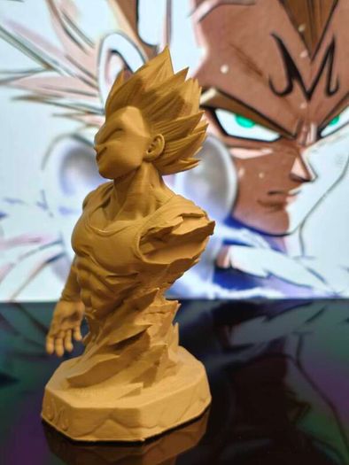 3D Printed Vegeta From Dragon Ball Z Figurine