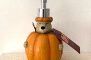 Next Bertie Bear Pumpkin Soap Dispenser - Brand New
