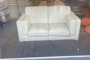 2 seater leather sofa