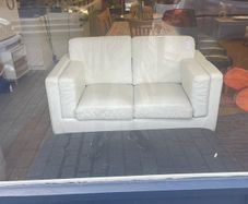 2 seater leather sofa