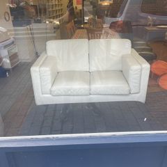 2 seater leather sofa