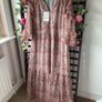 dress Bnwt indie + moi grey pattern long boho style dress T1 Image 2