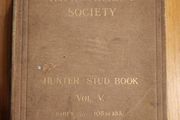 The Hunters  Improvement  Society.  Hunter Stud Book. Large Volume Hardback In Good Condition
