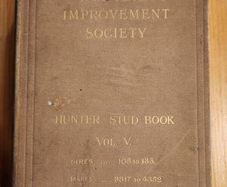 The Hunters  Improvement  Society.  Hunter Stud Book. Large Volume Hardback In Good Condition