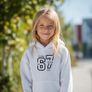 In My 67 Era Hoodie for Kids, Cute Trendy Youth Hoodie, Six Seven T-Shirt, Viral Kids Meme Tee, Tween Trendy Sweatshirt Image 3