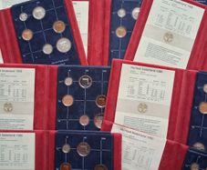 (9) x Netherlands Proof Coin Sets 1988 1990 1992