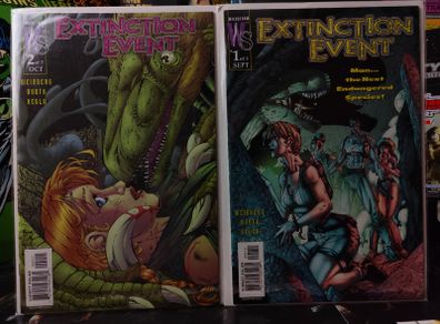 Extinction Event ! First 2 Issues ! by Alex Sinclair ! 2003 ! by WildStorm !