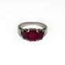 Silver Ruby Ring Image 2