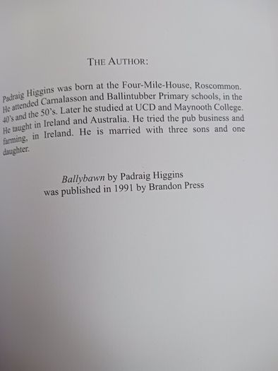 Chapters from Childhood/ Padraig J. Higgins/ 2011