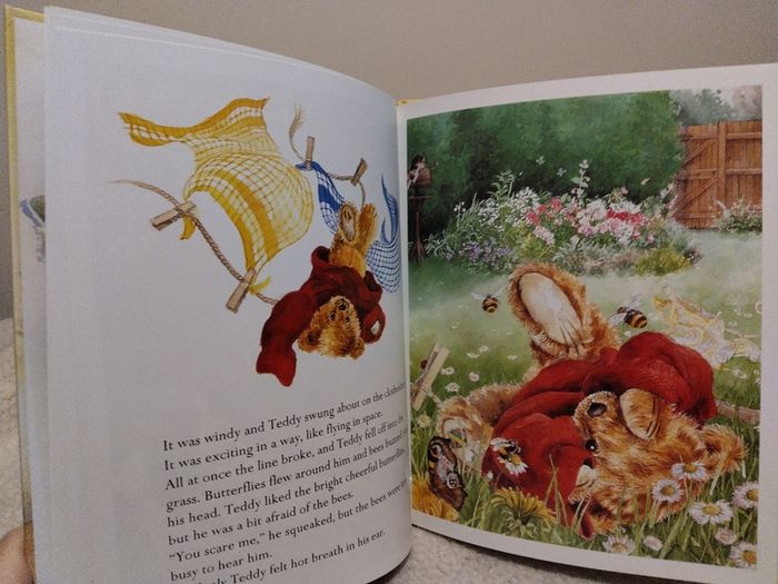 Little Teddy Left Behind Hardback Book