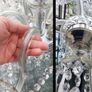 Large Vintage Preciosa Bohemian Crystal Chandelier, 5 Arm Image 10