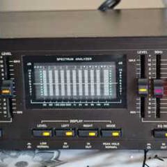 Stereo graphic equalizer Brand Acoustic Control - VQ-125, full working.