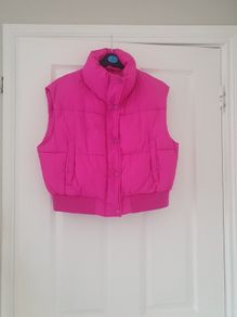 Ladies cropped gilet