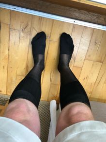 Sheer Socks Over The Calf for Men