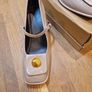 Taupe mid heels Shoes Image 4