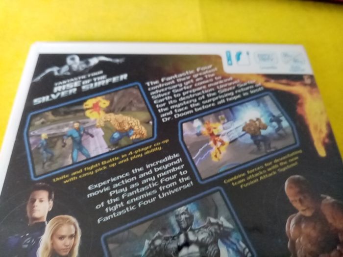 Fantastic four 4 rise of silver surfer Nintendo Wii Games Original