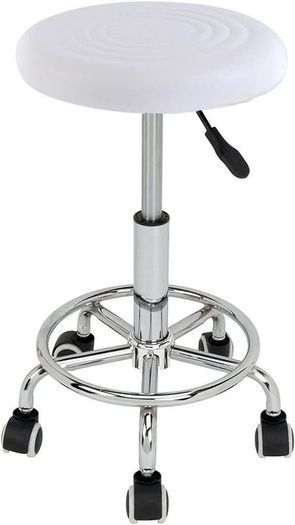 Ergonomic Rolling Work Stool Adjustable Seat