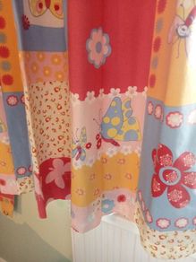 PRICE DROP Pair of custom made childrens curtains in perfect condition