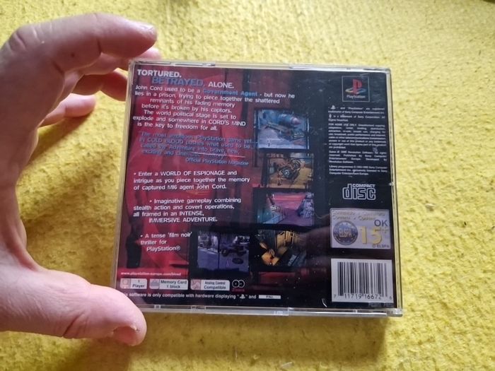In Cold Blood PlayStation1 Ps1 PlayStation2 Ps2 Games Original