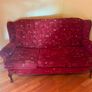 Traditional Three-Piece Suite  Sofa and Two Wingback Armchairs Image 3