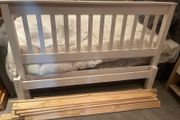 Good Sturdy White 4Ft 6 Double Bed Frame - Can Deliver