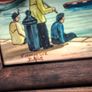 Unique maritime painting on glass Image 2