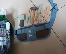 Little Tower Toy Tool Belt & Wooden.Tools.  New - No Box.