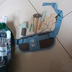 Little Tower Toy Tool Belt & Wooden.Tools.  New - No Box.